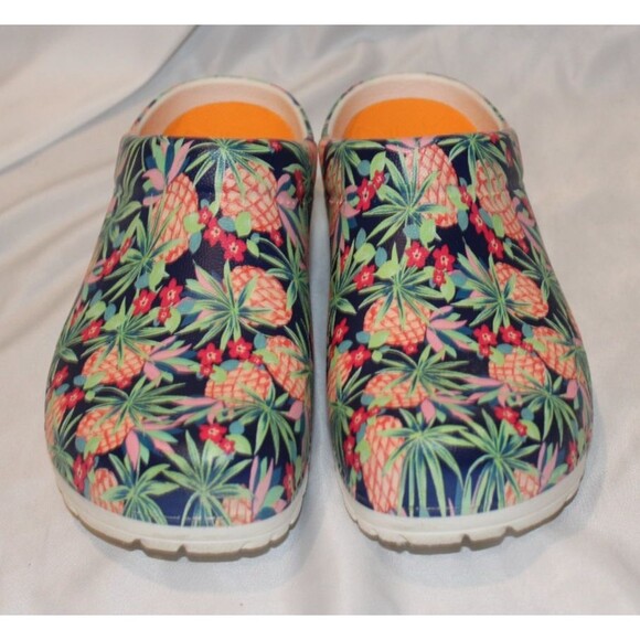 7534 Dansko Women's Kane Molded Pineapples EVA Clog Size 37 EU 6.5-7 US - Picture 4 of 7